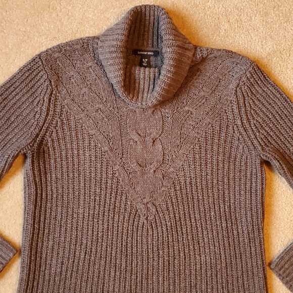 Lands End charcoal gray sweater size Small - Picture 6 of 8